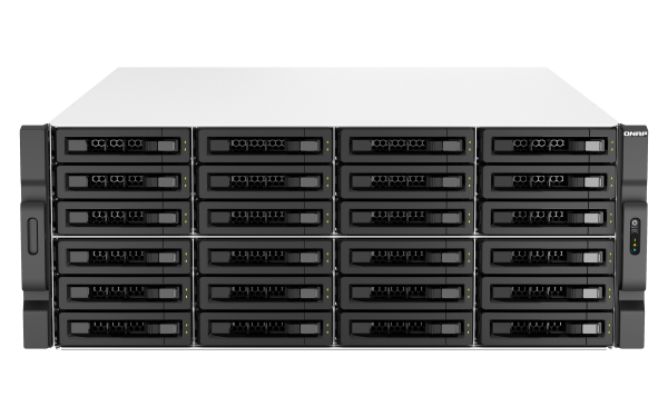 QNAP TS-H3087XU-RP NAS Rack (4U) Intel Xeon E E-2378 64 GB DDR4 QuTS hero Black, White