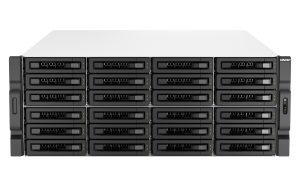 QNAP TS-H3087XU-RP NAS Rack (4U) Intel Xeon E E-2378 64 GB DDR4 240 TB QuTS hero Black, White