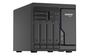 QNAP TS-h686 NAS Tower Intel® Xeon® D D-1602 8 GB DDR4 80 TB HDD QuTS hero Black