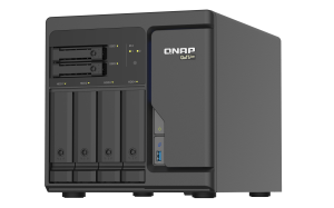 QNAP TS-h686 NAS Tower Intel® Xeon® D D-1602 8 GB DDR4 80 TB HDD QuTS hero Black