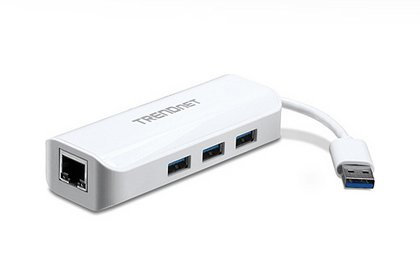 Trendnet TU3-ETGH3 laptop dock/port replicator White