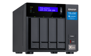 QNAP TVS-472XT-I3-4G/16TB-GOLD NAS/storage server Tower Ethernet LAN Black i3-8100T