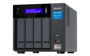 QNAP TVS-472XT-I3-4G/40TB-IW NAS/storage server Tower Ethernet LAN Black i3-8100T