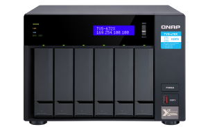 QNAP TVS-672X-I3-8G/12TB-IW NAS/storage server Tower Ethernet LAN Black i3-8100T