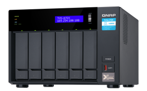 QNAP TVS-672X-I3-8G/24TB-EXOS NAS/storage server Tower Ethernet LAN Black i3-8100T