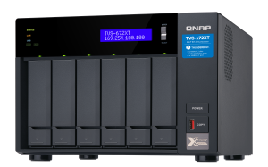 QNAP TVS-672XT NAS Tower Intel® Core™ i3 i3-8100T 8 GB DDR4 36 TB HDD QNAP Turbo System Black