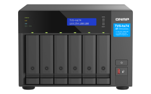 QNAP TVS-h674 NAS Tower Intel® Core™ i3 i3-12100 16 GB DDR4 QuTS hero Black