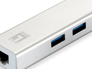 LevelOne Gigabit USB Network Adapter, USB Hub