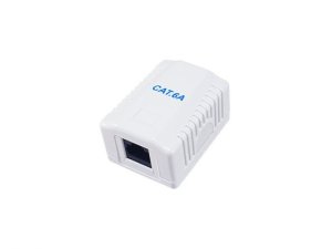 Equip 235215 Outlet Box Surface Mount 1-Port UTP Cat.6A white