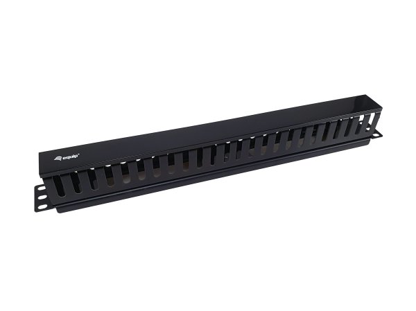 Equip 19" Rack Mount Cable Management Panel, Black