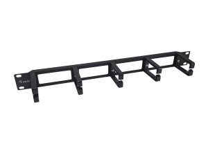 Equip 19" Rack Mount Cable Management Panel, Black