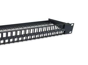 Equip 48-Port Keystone Cat.6 Unshielded Patch Panel, Black