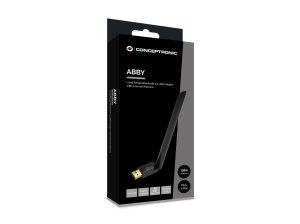 Conceptronic ABBY17B Long Range Bluetooth 5.3 USB Adapter, External Antenna