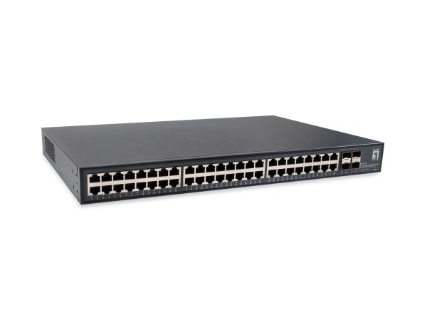 LevelOne GTU-5211 network switch Unmanaged Gigabit Ethernet (10/100/1000) Black