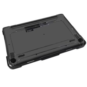 Techair TACHS004 Protective Hard Shell case for Lenovo 300e/500e 3rd Gen Chromebook, 11.6 black/clear