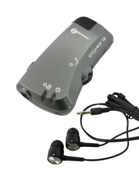 Geemarc Amplified Hearing Assistant (built in T-Coil to use as an amplified listener in any area fitted with an induction loop)