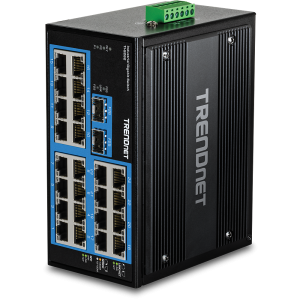 TRENDnet TI-G262 26-Port Hardened Industrial Gigabit DIN-Rail Switch