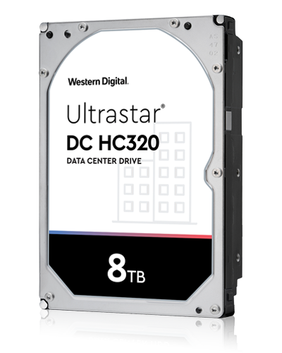 Western Digital Ultrastar DC HC320 internal hard drive 8 TB 7200 RPM 256 MB 3.5" SAS