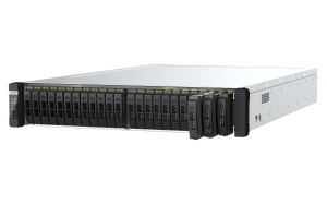 QNAP TDS-h2489FU Storage server Rack (2U) Intel Xeon Silver 4309Y 64 GB DDR4 QuTS hero Black, Silver