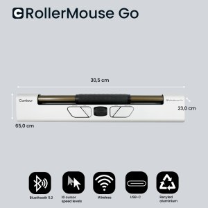 Contour Design RollerMouse Go + RollerMouse Go Dock