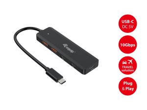 Equip USB-C 4-Port USB 3.2 Gen 2 (10Gbps) Hub, USB-C x 2, USB-A x 2