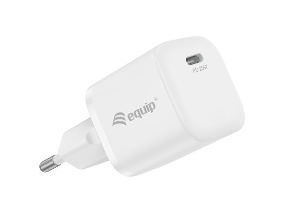 Equip 1-Port 20W USB-C PD Charger, 25pcs/pack