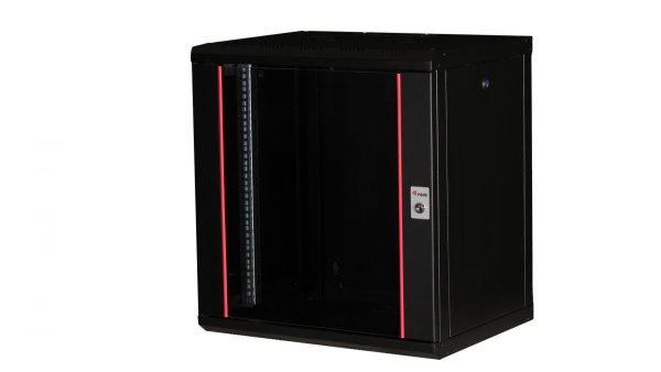 Equip Pro Mount 19' Cabinet, 12U, 600X450MM, RAL9005 Black