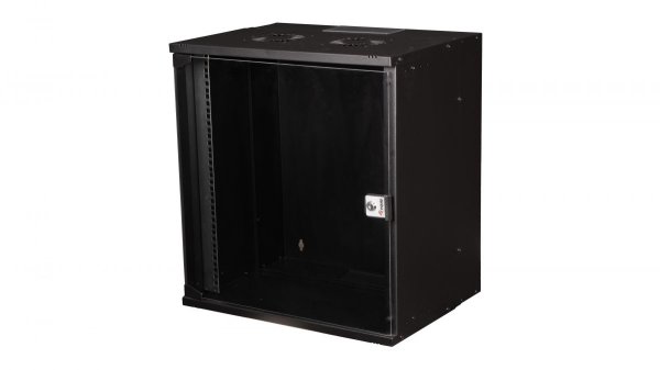 Equip Eco Mount 19' Cabinet, 12U, 540X400MM, RAL9005 Black