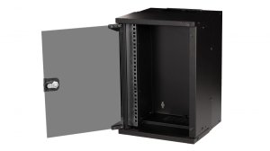 Equip Eco Mount 10' Cabinet, 09U, 300X300MM, RAL9005 Black