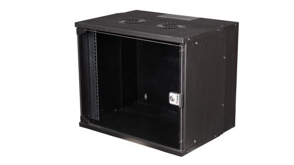 Equip Eco Mount 19' Cabinet, 09U, 540X400MM, RAL9005 Black