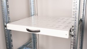 Equip Sliding Shelf 19', 1U, 600MM, Grey