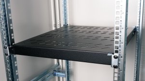 Equip Variable Shelf 19', 1U, 500MM, Black