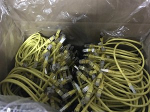 Equip Cat.6A Platinum S/FTP Patch Cable, Yellow, 0.5m, 250pcs/set