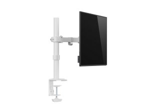 Equip 17"-32" Articulating Monitor Desk Mount Bracket, White