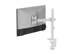 Equip 17"-32" Articulating Monitor Desk Mount Bracket, White