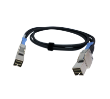 QNAP CAB-PCIE10M-8644-4X Serial Attached SCSI (SAS) cable 1 m Black