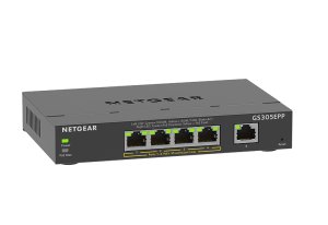 NETGEAR GS305EPP Managed L3 Gigabit Ethernet (10/100/1000) Power over Ethernet (PoE) Black