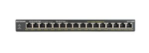 NETGEAR GS316PP Unmanaged Gigabit Ethernet (10/100/1000) Power over Ethernet (PoE) Black