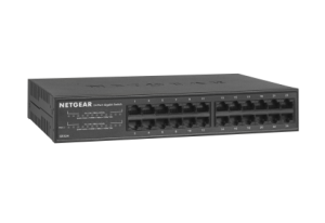 NETGEAR GS324 Unmanaged Gigabit Ethernet (10/100/1000) Black