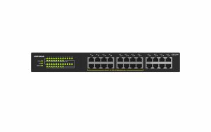 NETGEAR GS324P Unmanaged Gigabit Ethernet (10/100/1000) Power over Ethernet (PoE) 1U Black