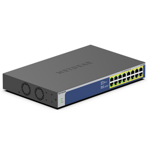 NETGEAR GS516PP Unmanaged Gigabit Ethernet (10/100/1000) Power over Ethernet (PoE) Blue, Grey