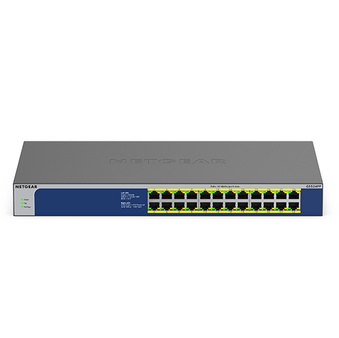 NETGEAR GS524PP Unmanaged Gigabit Ethernet (10/100/1000) Power over Ethernet (PoE) Grey