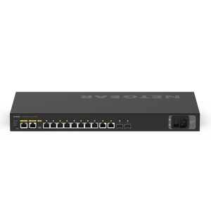 NETGEAR M4250-10G2XF-PoE++ Managed L2/L3 Gigabit Ethernet (10/100/1000) Power over Ethernet (PoE) 1U Black