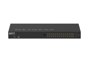 NETGEAR GSM4230P-100EUS network switch Managed L2/L3 Gigabit Ethernet (10/100/1000) Power over Ethernet (PoE) 1U Black