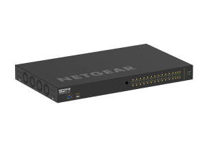 NETGEAR GSM4230P-100EUS network switch Managed L2/L3 Gigabit Ethernet (10/100/1000) Power over Ethernet (PoE) 1U Black