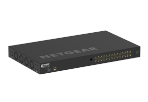 NETGEAR GSM4230P-100EUS network switch Managed L2/L3 Gigabit Ethernet (10/100/1000) Power over Ethernet (PoE) 1U Black