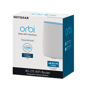 NETGEAR LBR20 wireless router Gigabit Ethernet Dual-band (2.4 GHz / 5 GHz) 4G White