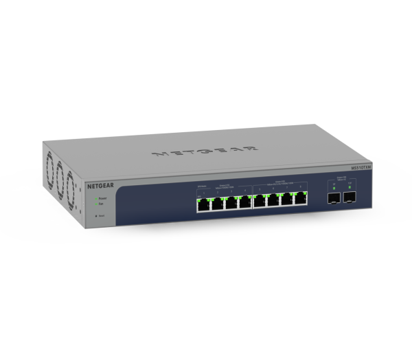 NETGEAR MS510TXM network switch Managed L2/L3/L4 10G Ethernet (100/1000/10000) Grey, Blue