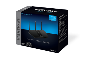 NETGEAR Nighthawk AX/5-Stream AX2400 WiFi 6 Router (RAX30) wireless router Gigabit Ethernet Dual-band (2.4 GHz / 5 GHz) Black