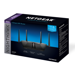 NETGEAR Nighthawk AX5400 wireless router Gigabit Ethernet Dual-band (2.4 GHz / 5 GHz) Black